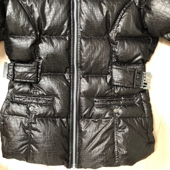 The North Face down belted parka jacket 14-16 women xs - Picture 8 of 13